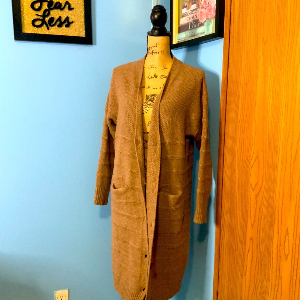 Mina Button Down Long Cardigan